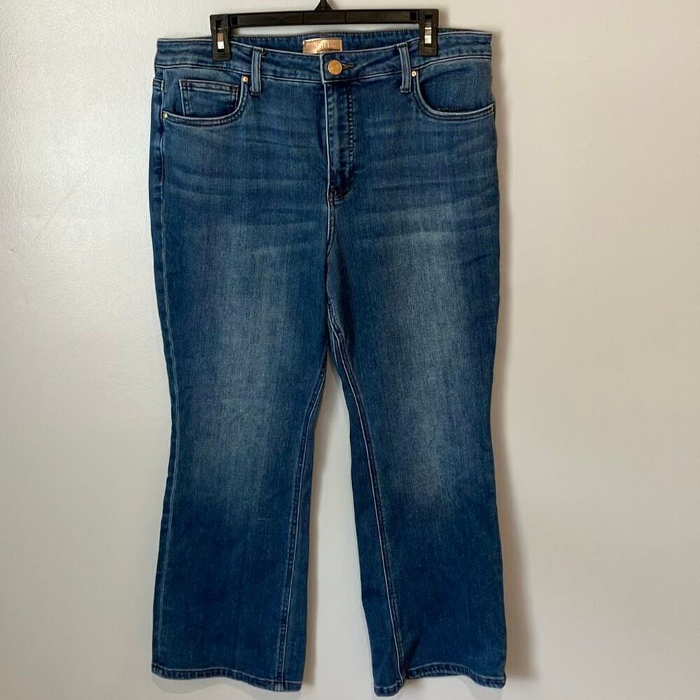 Kut From The Kloth Kelsey Fab Ab Ankle Flare High Rise Size 14P #771